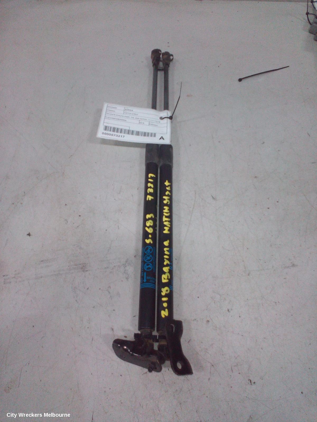 HOLDEN BARINA HATCH STRUT, TAILGATE STRUTS (PAIR), TM, 5DR HATCH, 11/2011 - 12/2018