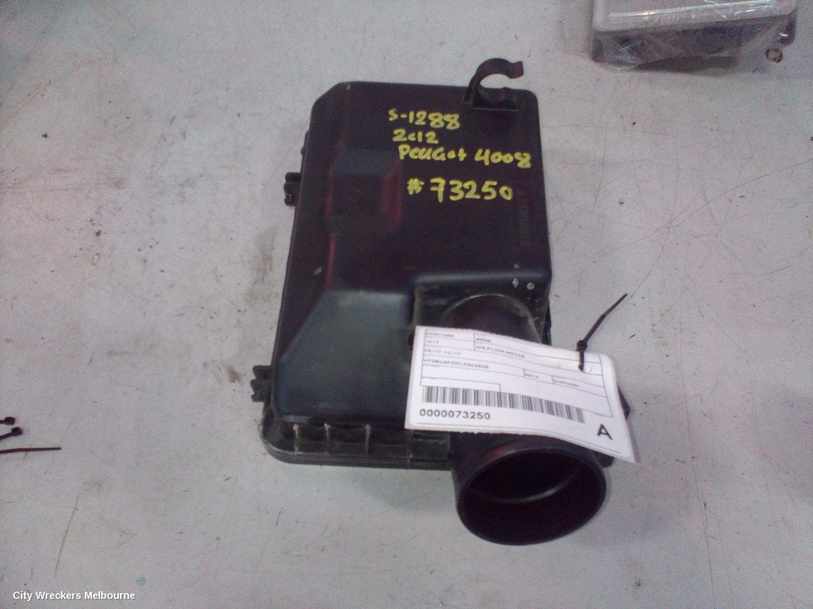 PEUGEOT 4008 AIR FLOW METER, 05/2012 - 12/2017