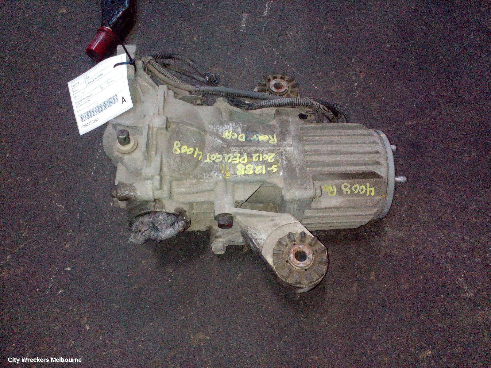 PEUGEOT 4008 DIFFERENTIAL CENTRE, 05/2012 - 12/2017