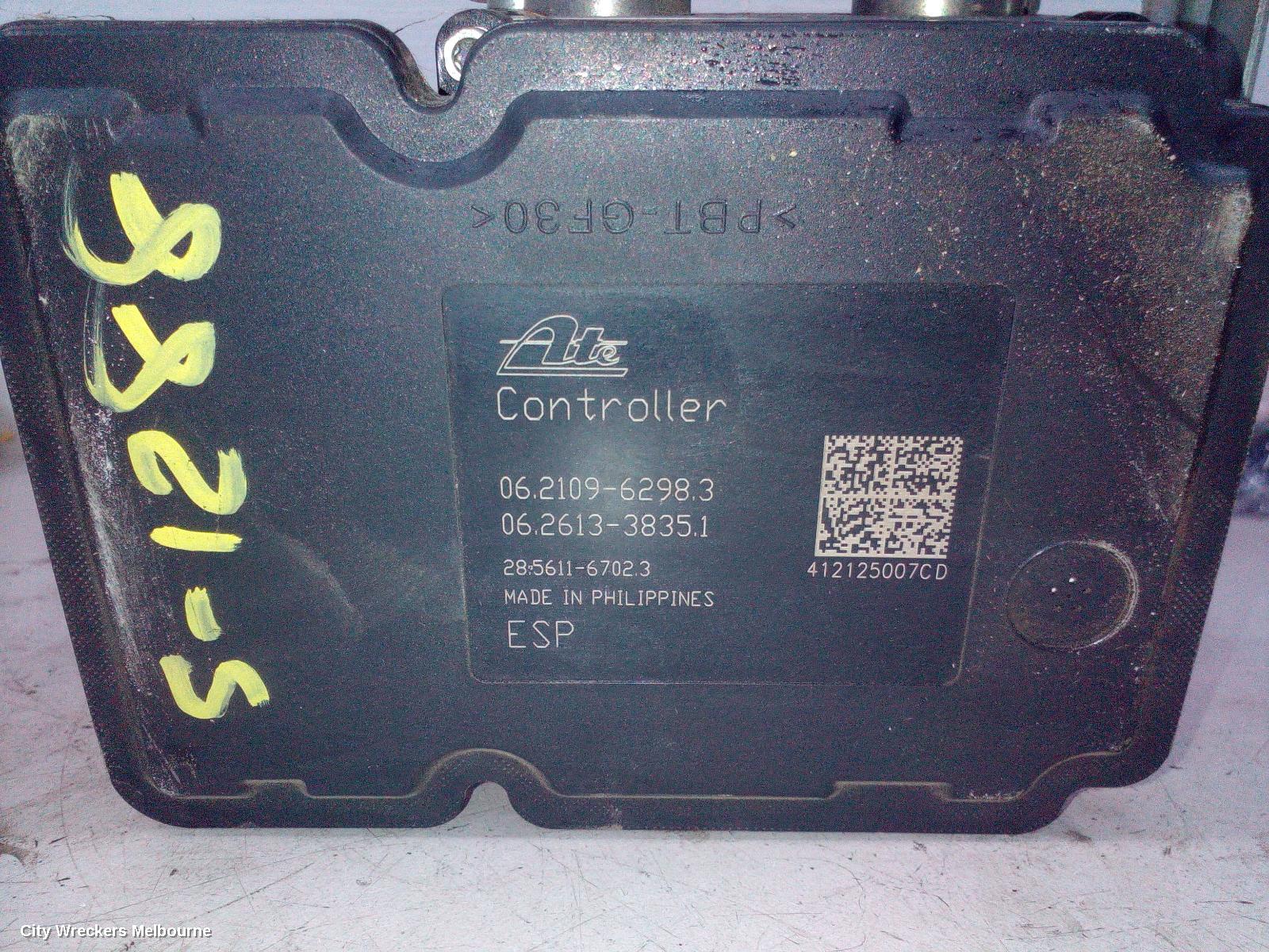 PEUGEOT 4008 ABS PUMP/MODULATOR, 05/2012 - 12/2017