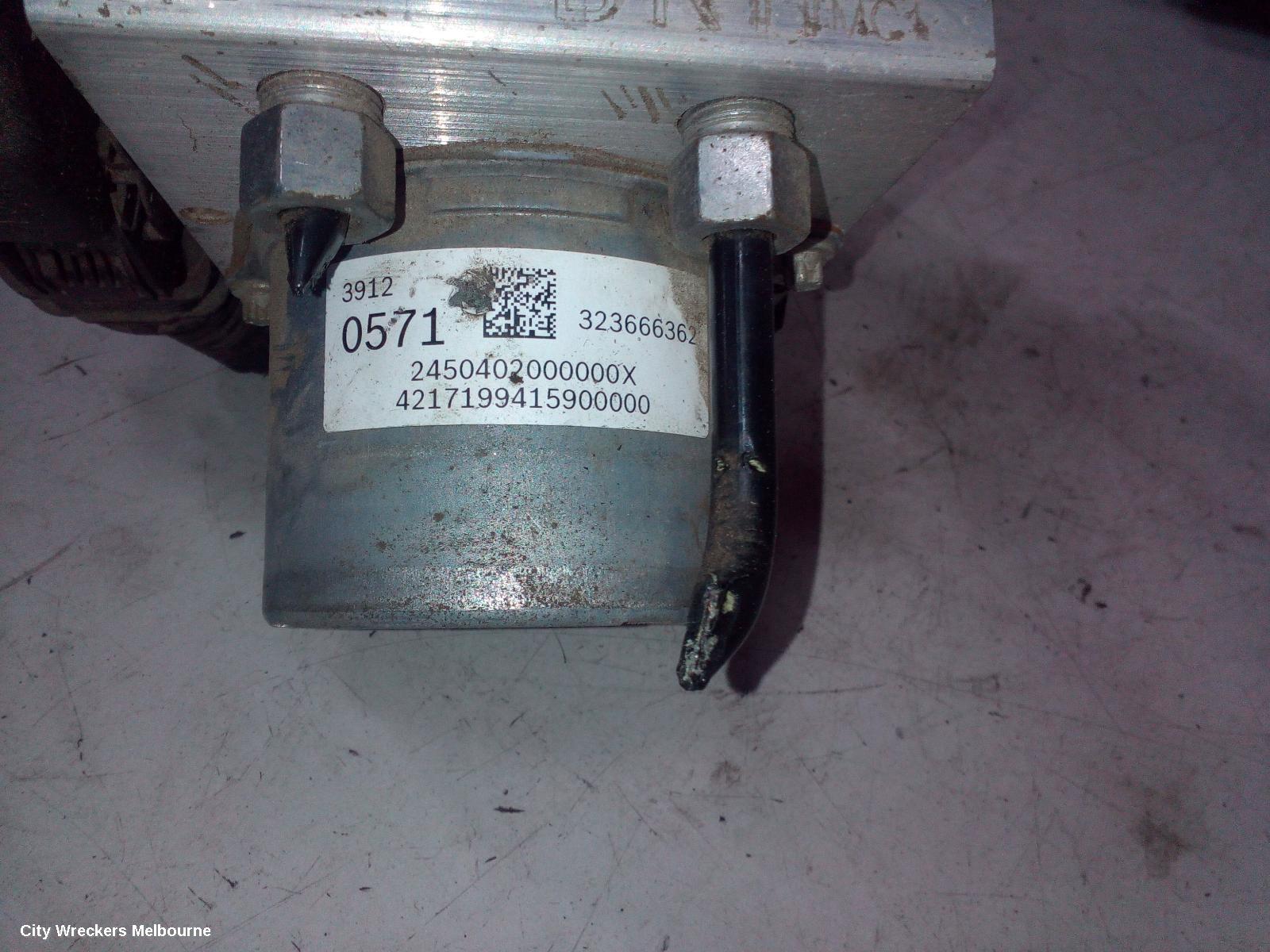 HOLDEN ASTRA ABS PUMP/MODULATOR, BK-BL, 09/2016 - 12/2020