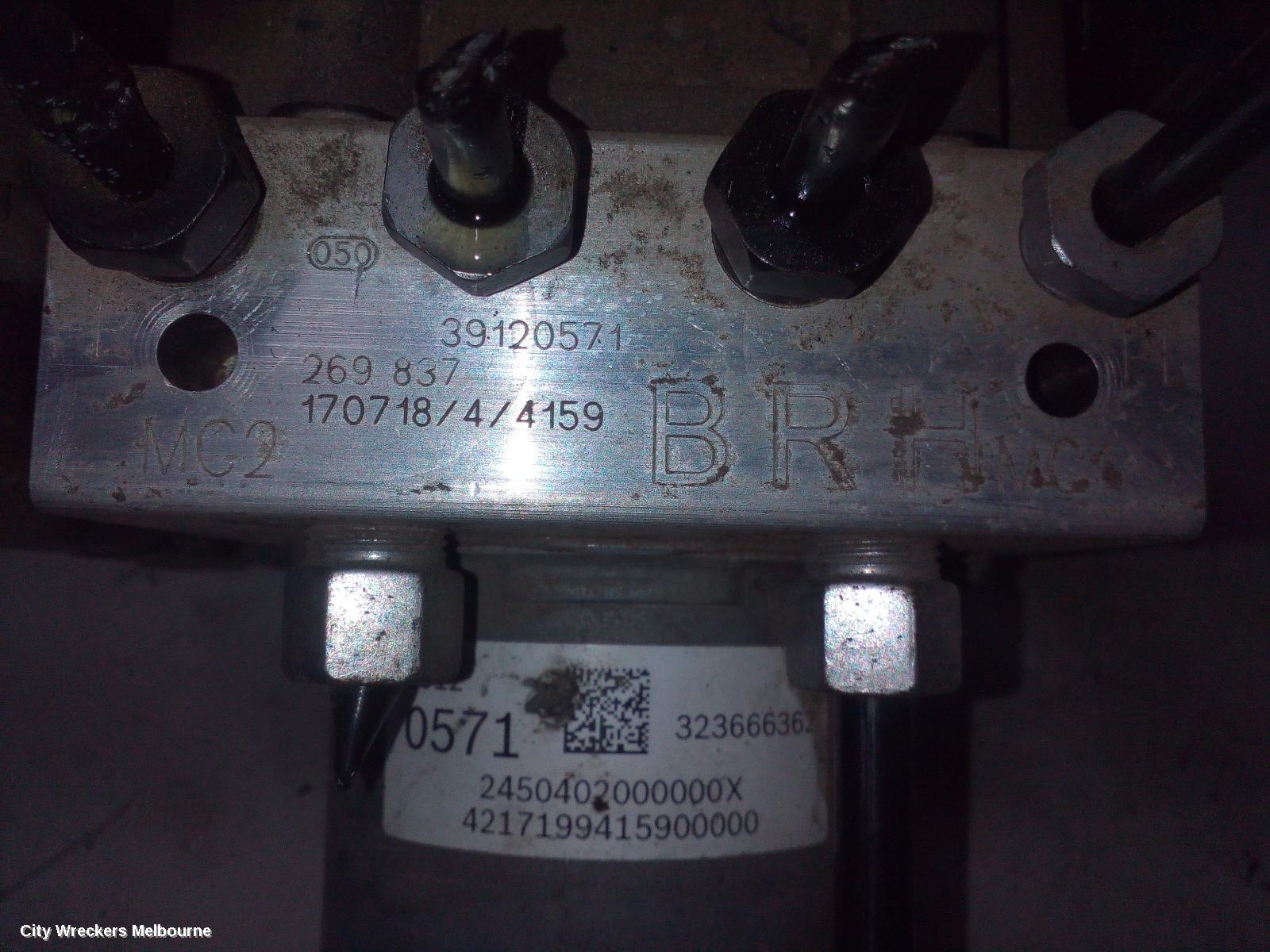 HOLDEN ASTRA ABS PUMP/MODULATOR, BK-BL, 09/2016 - 12/2020