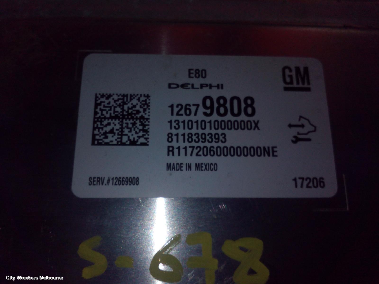 HOLDEN ASTRA ECU, BL, SEDAN, 05/2017 - 12/2020