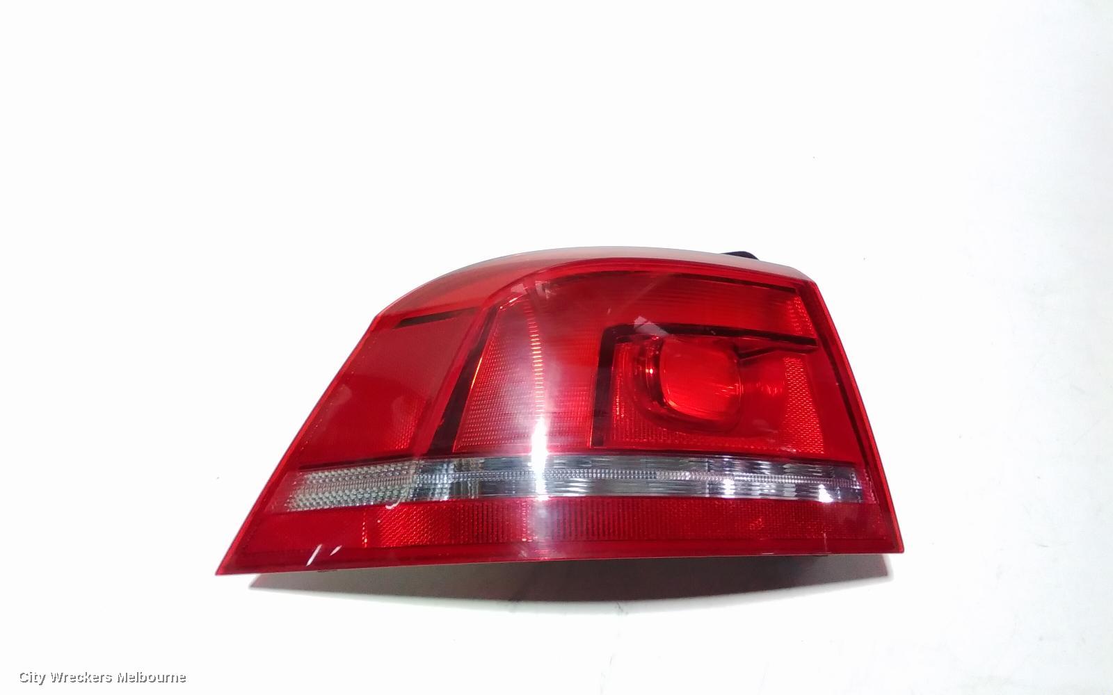 VOLKSWAGEN PASSAT LEFT TAILLIGHT, 3C/MK6 B7, SEDAN, NON LED TYPE, 09/2010 - 05/2015