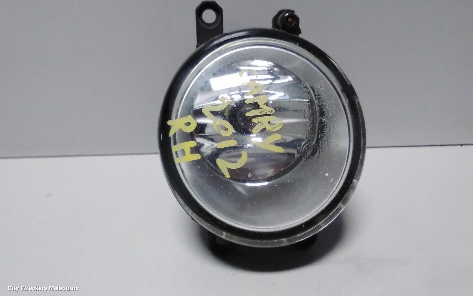 TOYOTA CAMRY RIGHT INDICATOR/FOG/SIDE, BUMPER FOGLAMP, ACV40R/AHV40R, 06/2006 - 11/2011