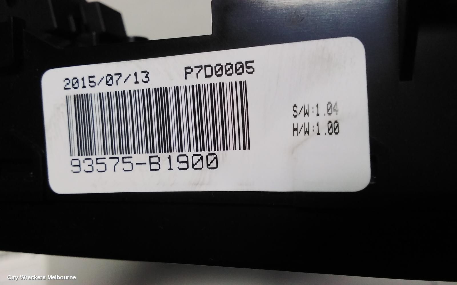 HYUNDAI GENESIS PWR DR WIND SWITCH, LH FRONT/LH REAR/RH REAR, DH, 11/2014 - 01/2018