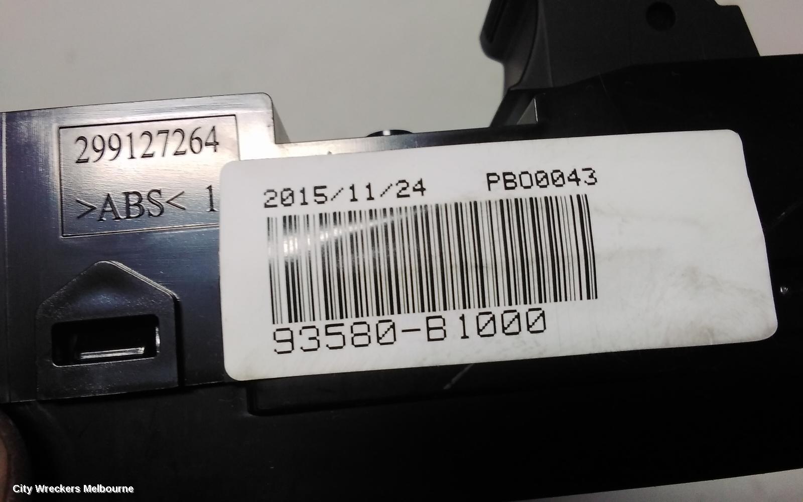 HYUNDAI GENESIS PWR DR WIND SWITCH, LH FRONT/LH REAR/RH REAR, DH, 11/2014 - 01/2018