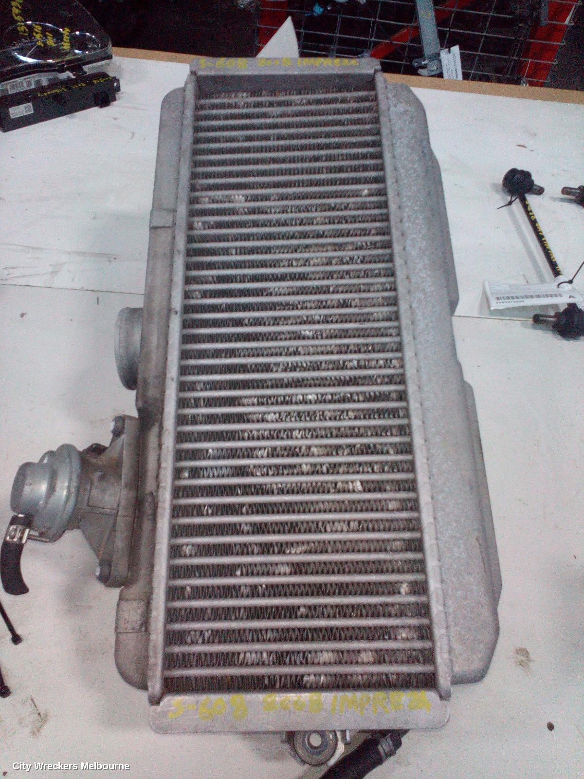 SUBARU IMPREZA INTERCOOLER, PETROL, 2.5, WRX, G3, 04/2007 - 12/2013
