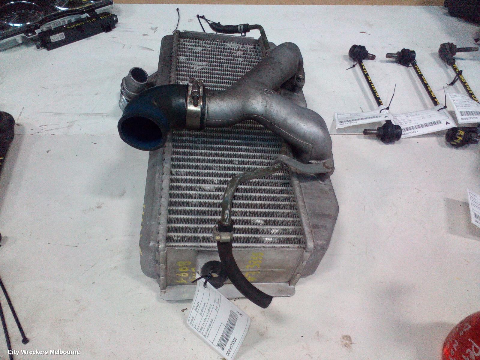 SUBARU IMPREZA INTERCOOLER, PETROL, 2.5, WRX, G3, 04/2007 - 12/2013
