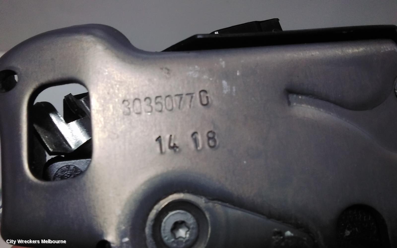 HOLDEN COMMODORE DOOR/BOOT/GATE LOCK, LEFT REAR DOOR LOCK, ZB, 10/2017 - 12/2020