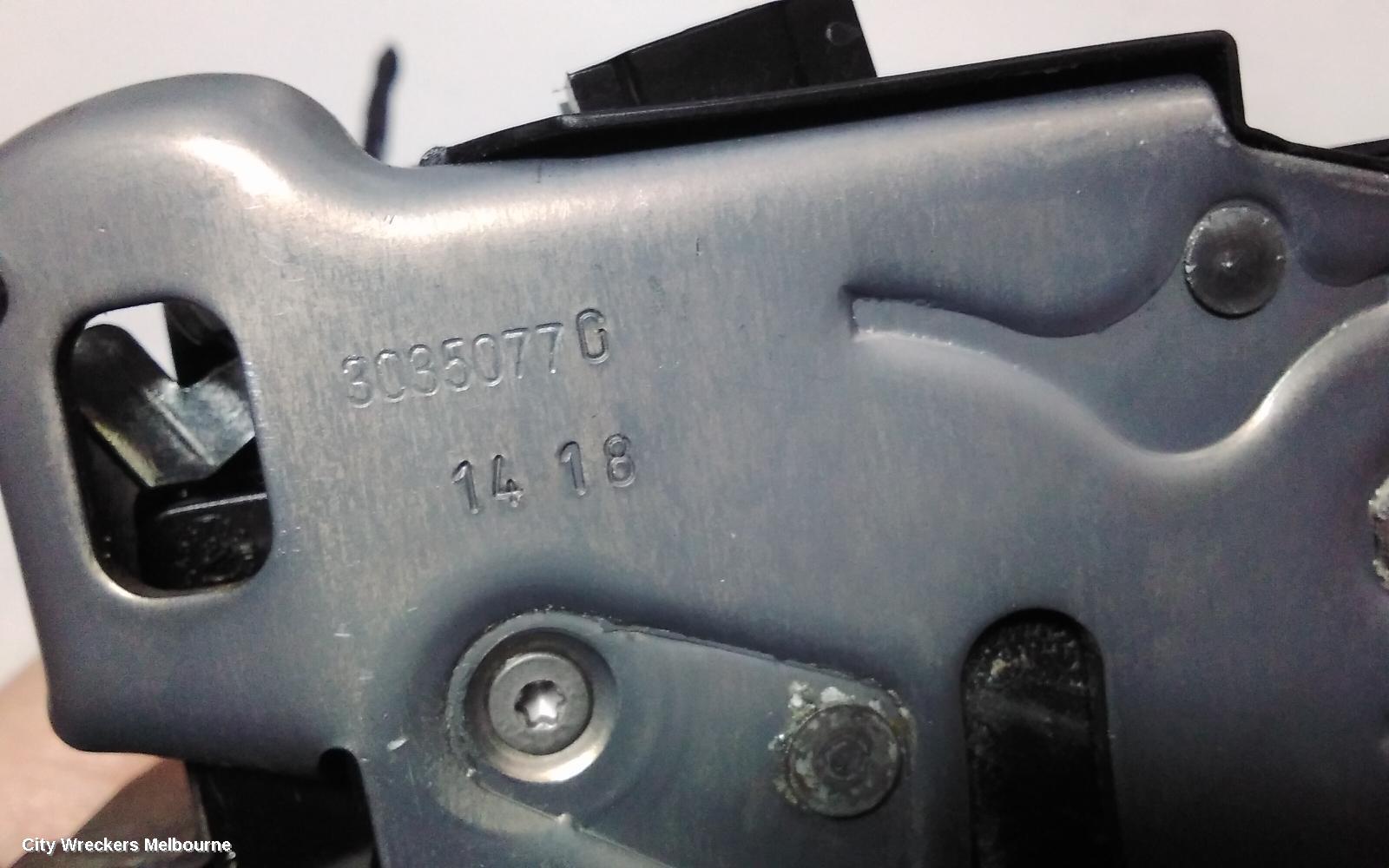 HOLDEN COMMODORE DOOR/BOOT/GATE LOCK, LEFT REAR DOOR LOCK, ZB, 10/2017 - 12/2020