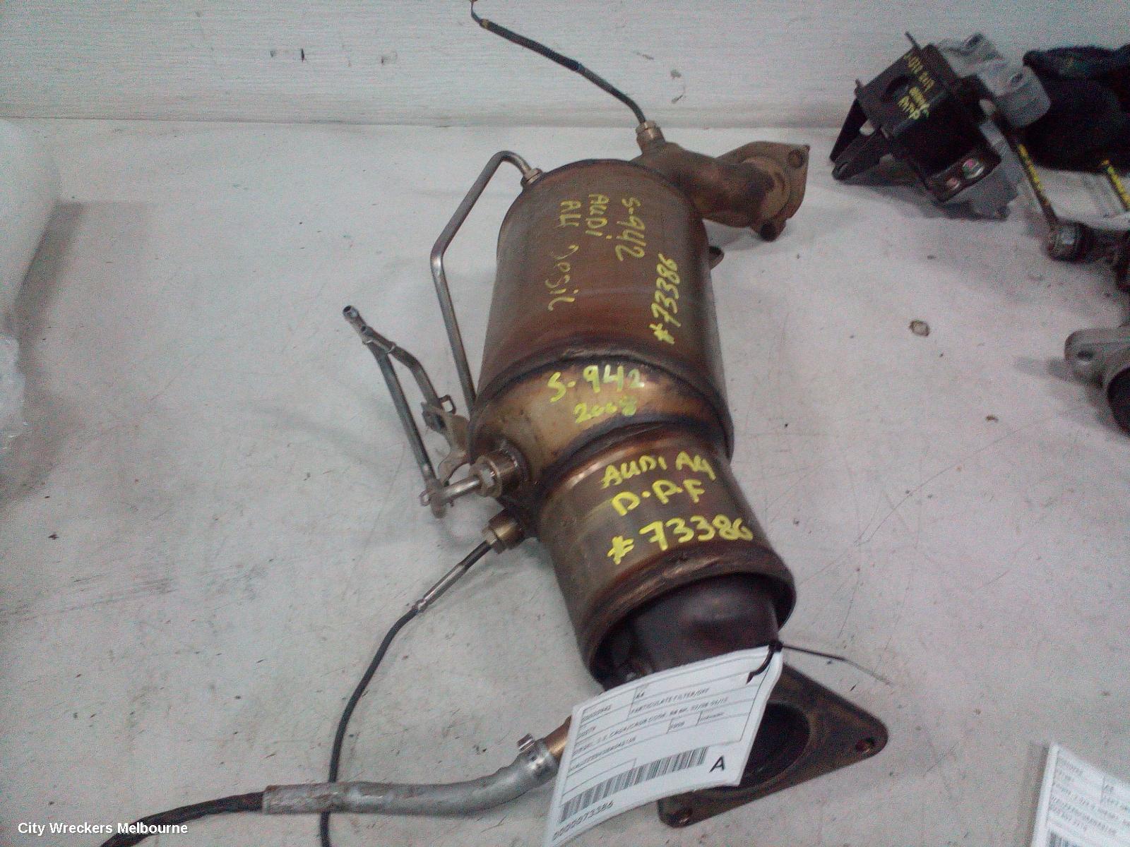 AUDI A4 PARTICULATE FILTER/DPF, DIESEL, 2.0, CAGA/CAGB CODE, B8 8K, 02/2008 - 06/2012
