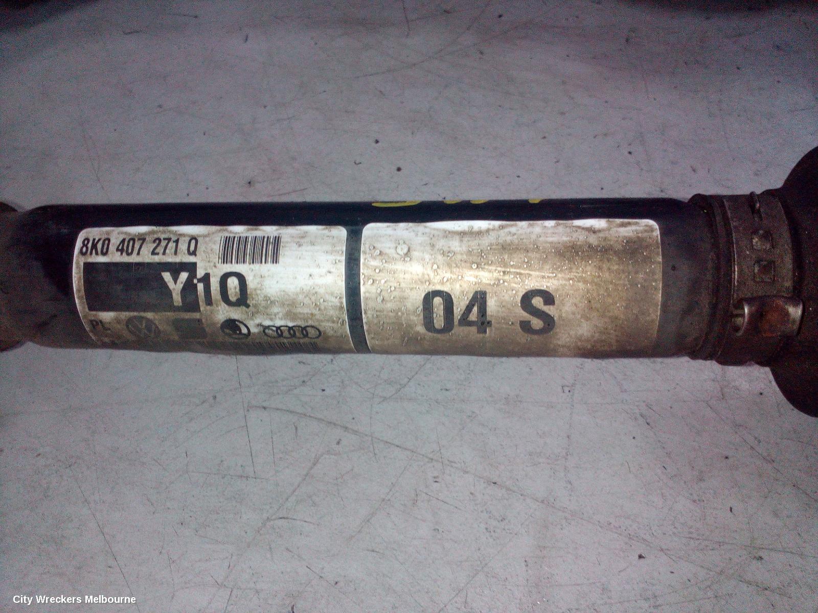 AUDI A4 LEFT DRIVESHAFT, FRONT, 2.0/3.0, DIESEL, B8 8K, 02/2008 - 06/2012