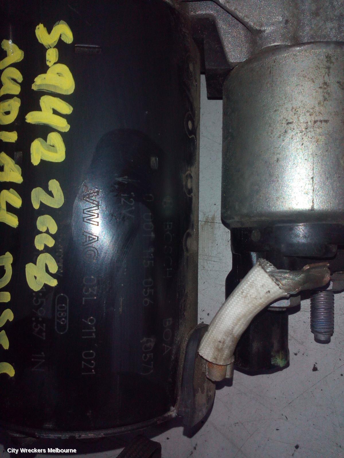AUDI A4 STARTER, DIESEL, 2.0, TURBO, B8 8K, CAGA/CAGB/CJCB CODE, 02/2008 - 06/2012