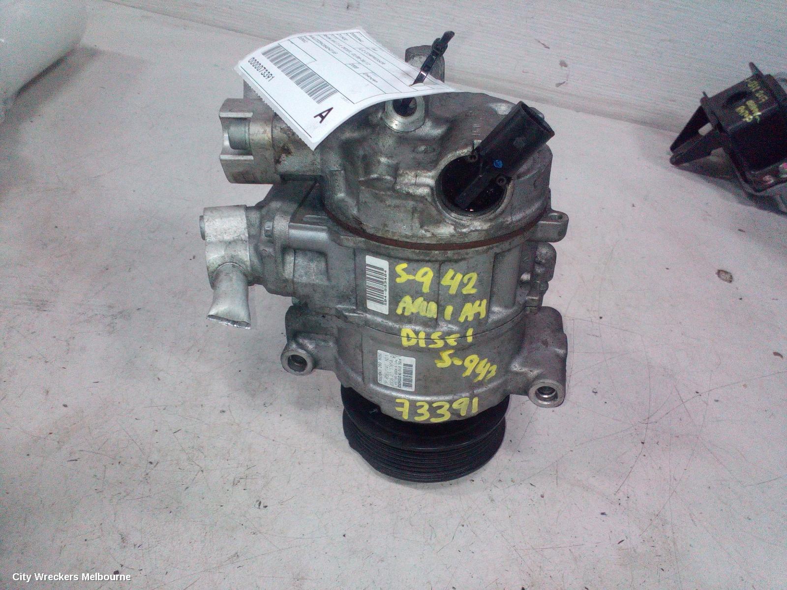AUDI A4 A/C COMPRESSOR, B8 8K (A4), 2.0, DIESEL, 02/2008 - 06/2012