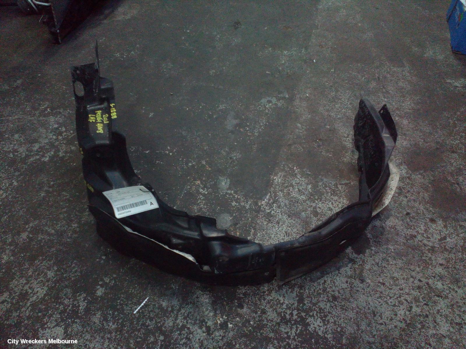 PEUGEOT 4008 LEFT GUARD LINER, 06/2012 - 12/2017