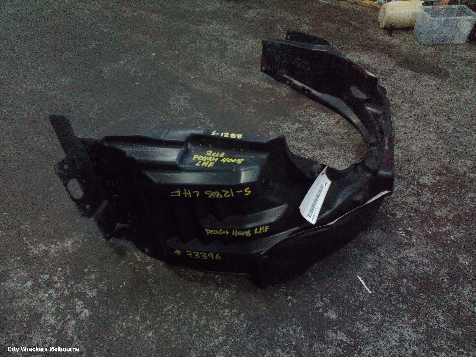 PEUGEOT 4008 LEFT GUARD LINER, 06/2012 - 12/2017