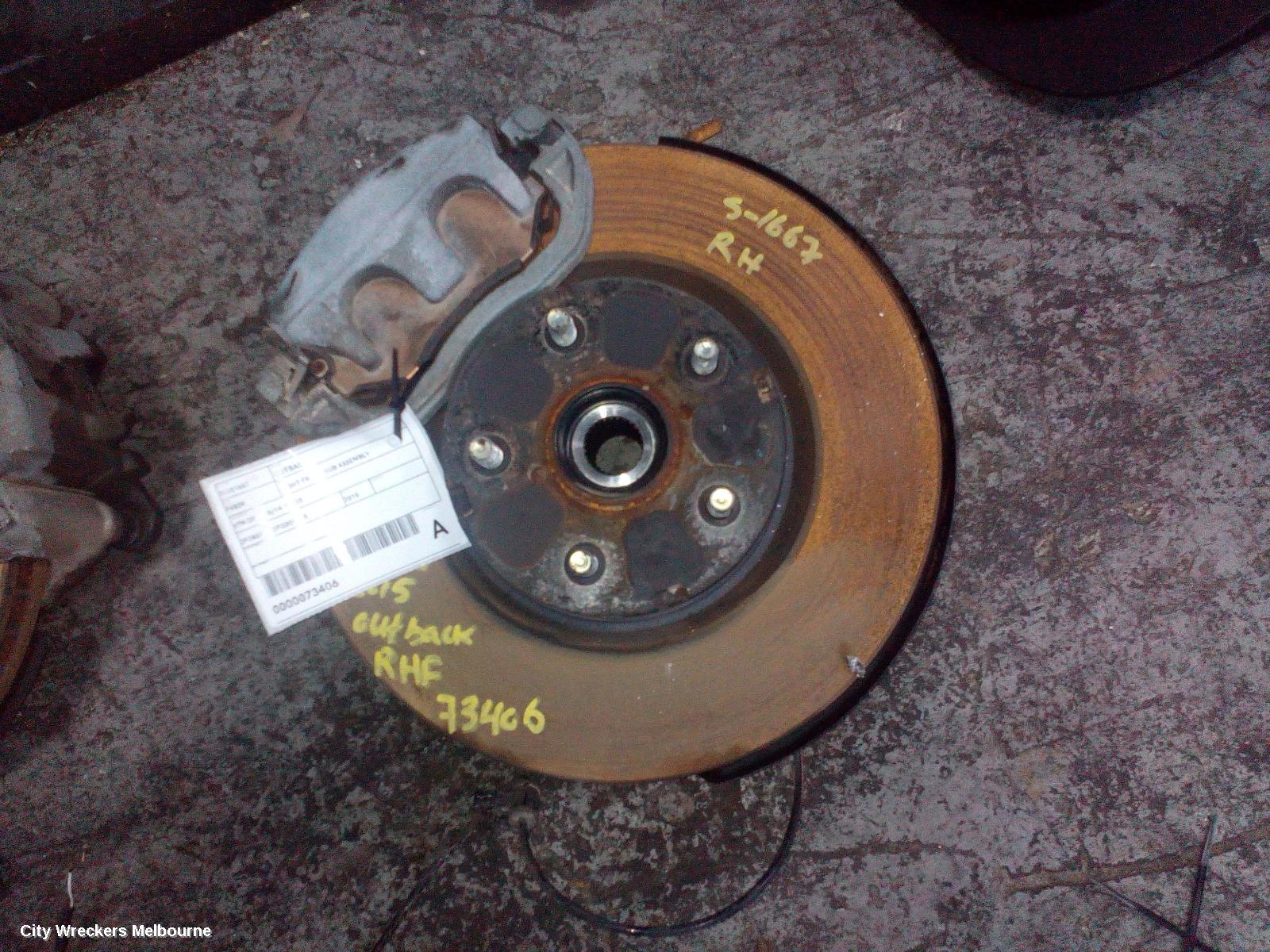 SUBARU OUTBACK RIGHT FRONT HUB ASSEMBLY, 6TH GEN, 08/2014 - 12/2020