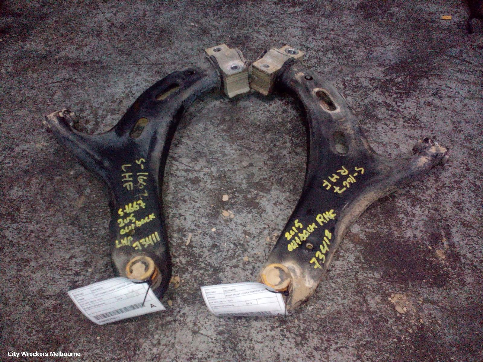 SUBARU OUTBACK LEFT FRONT LOWER CONTROL ARM, 6TH GEN, 08/2014 - 12/2020
