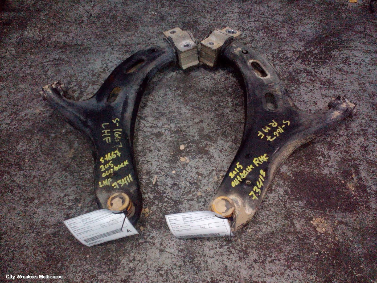 SUBARU OUTBACK RIGHT FRONT LOWER CONTROL ARM, 6TH GEN, 08/2014 - 12/2020