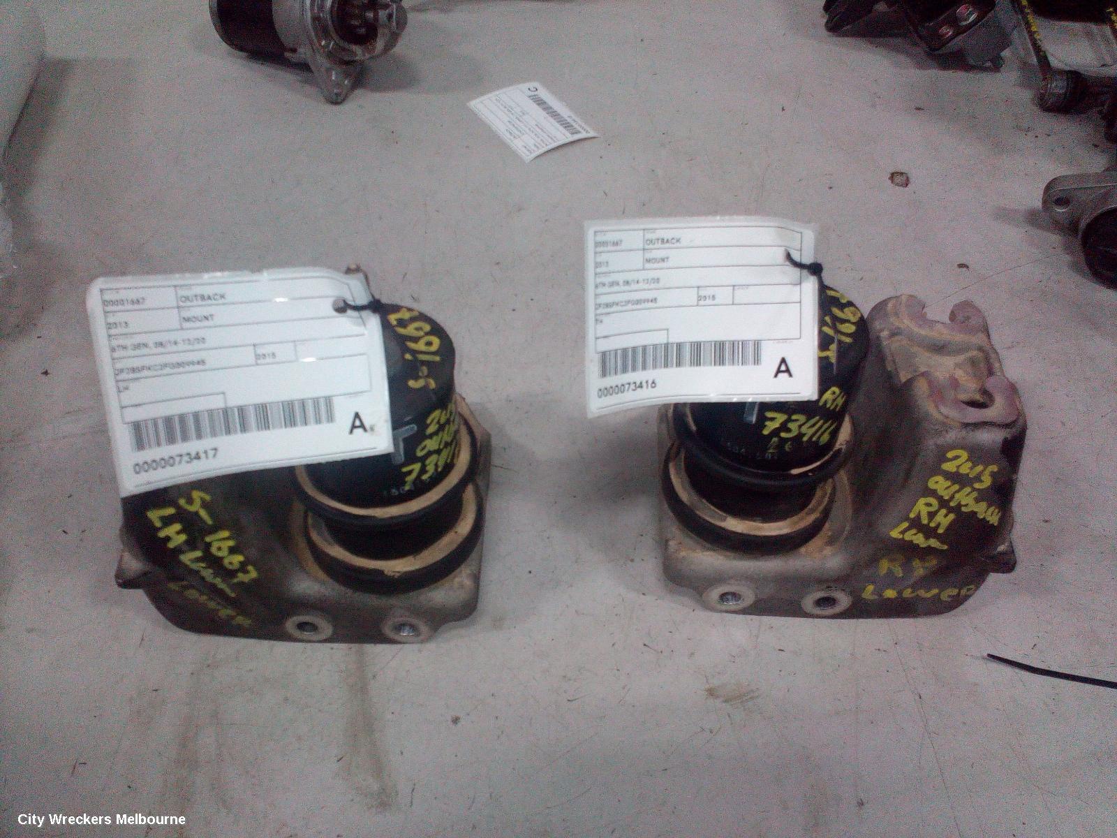 SUBARU OUTBACK MOUNT, 6TH GEN, 08/2014 - 12/2020