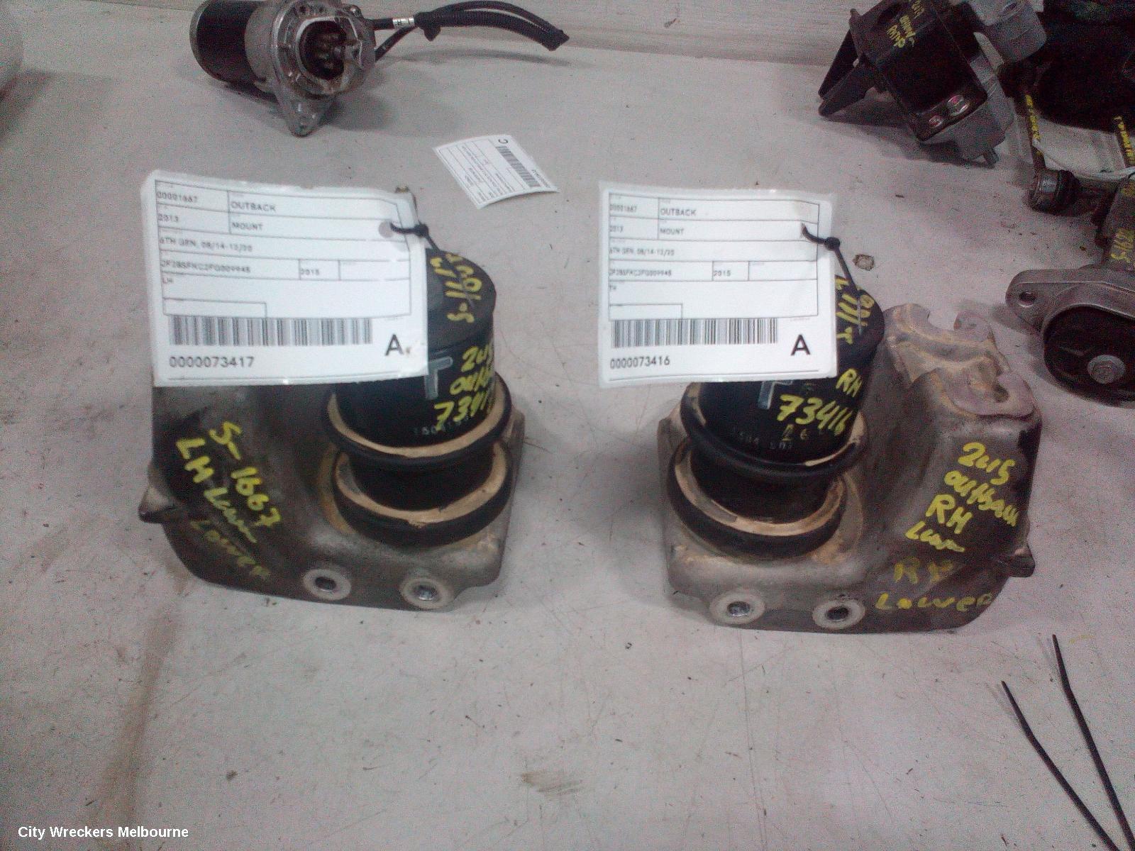 SUBARU OUTBACK MOUNT, 6TH GEN, 08/2014 - 12/2020