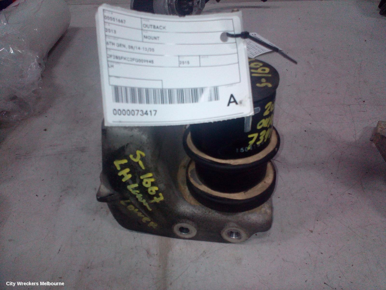 SUBARU OUTBACK MOUNT, 6TH GEN, 08/2014 - 12/2020