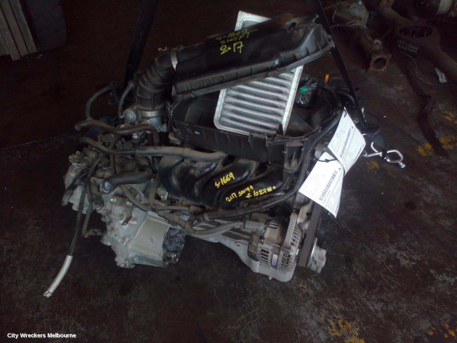 SUZUKI SWIFT ENGINE, PETROL, 1.2, K12C, AZ, 04/2017 ONWARDS