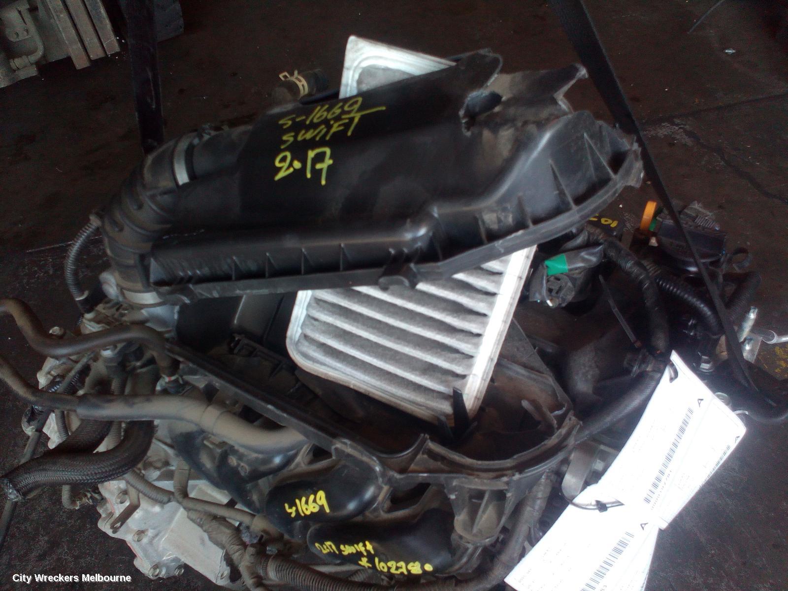 SUZUKI SWIFT ENGINE, PETROL, 1.2, K12C, AZ, 04/2017 ONWARDS