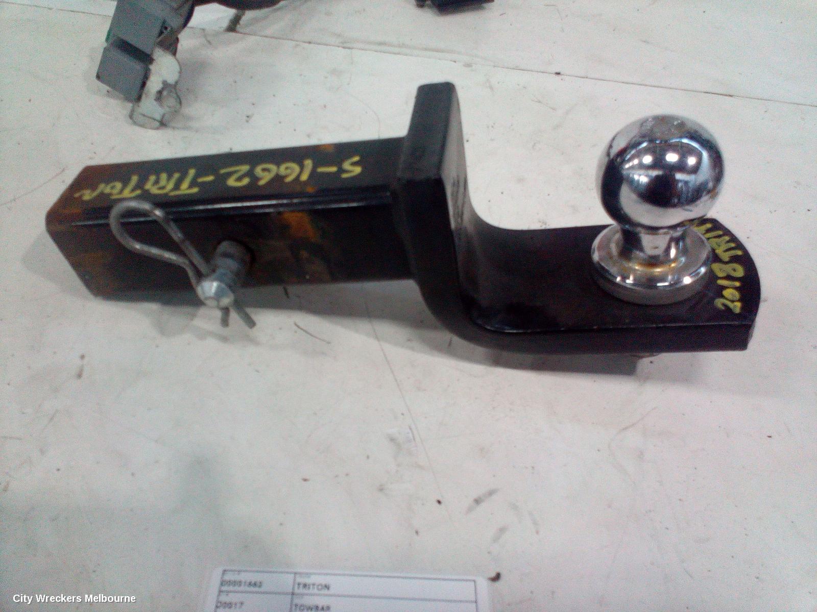 MITSUBISHI TRITON TOWBAR, MQ, 2WD/4WD, NON REAR STEP TYPE, 03/2015 - 10/2018