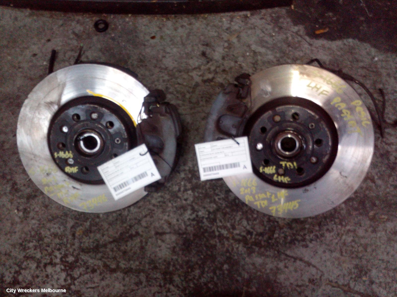 VOLKSWAGEN PASSAT LEFT FRONT HUB ASSEMBLY, 3C/3CC, MK6, B6-B7, 03/2006 - 05/2015