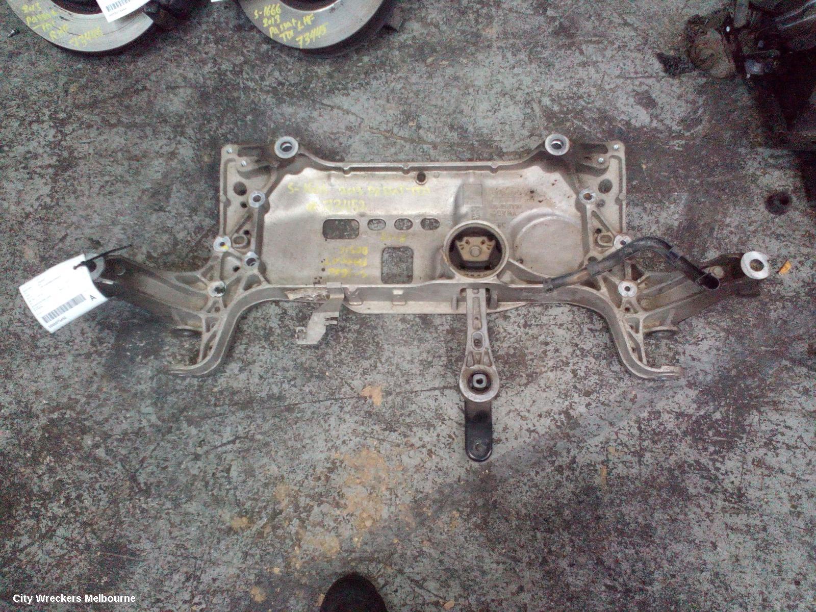 VOLKSWAGEN PASSAT FRT XMEMBER/CRADLE, 3C, 04/2011 - 07/2015