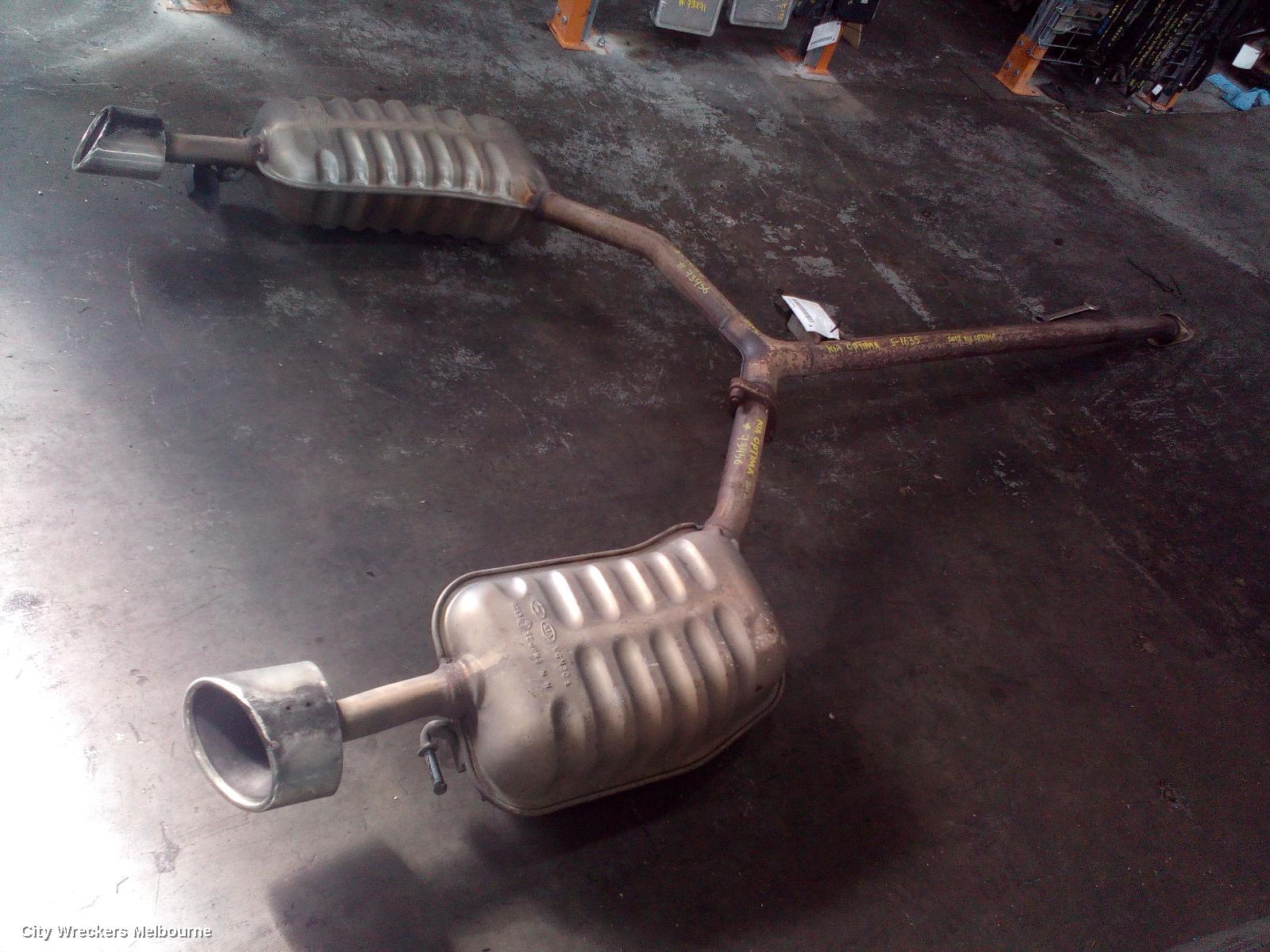 KIA OPTIMA EXHAUST SYSTEM, TF 11/2010 - 10/2015