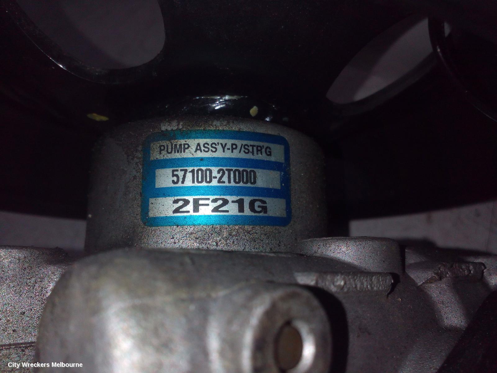 KIA OPTIMA STEERING PUMP, PETROL, 2.4, G4KJ, TF-JF, 01/2011 ONWARDS