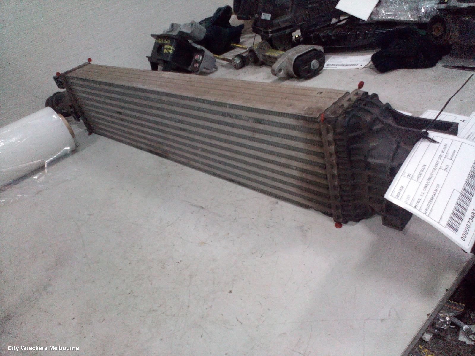 AUDI Q5 INTERCOOLER, PETROL, 2.0, CDNB/CDNC/CNCD/CNCE CODE, 8R, 03/2009 - 01/2017