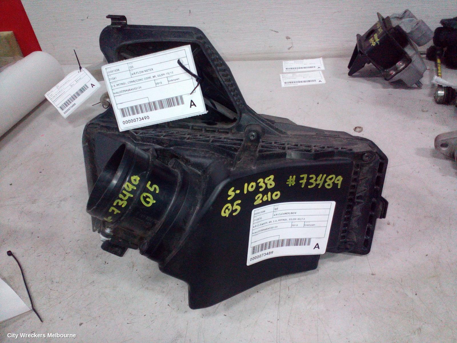 AUDI Q5 AIR CLEANER/BOX, AIR CLEANER, 8R, 2.0, PETROL, 03/2009 - 02/2012