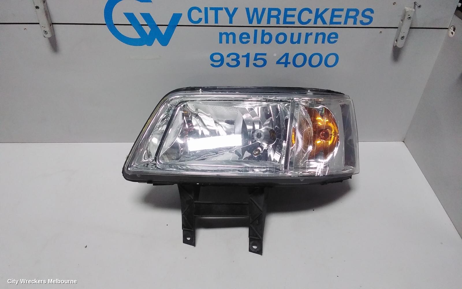 VOLKSWAGEN TRANSPORTER LEFT HEADLAMP, T5, TRANSPORTER/KOMBI, 08/2004 - 10/2010
