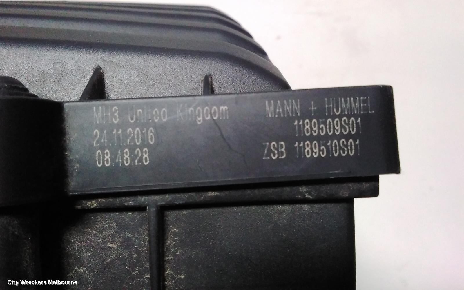 VOLKSWAGEN TIGUAN AIR CLEANER/BOX, AIR CLEANER, 5NA, 2.0, PETROL, CZPA CODE, 06/2016 ONWARDS