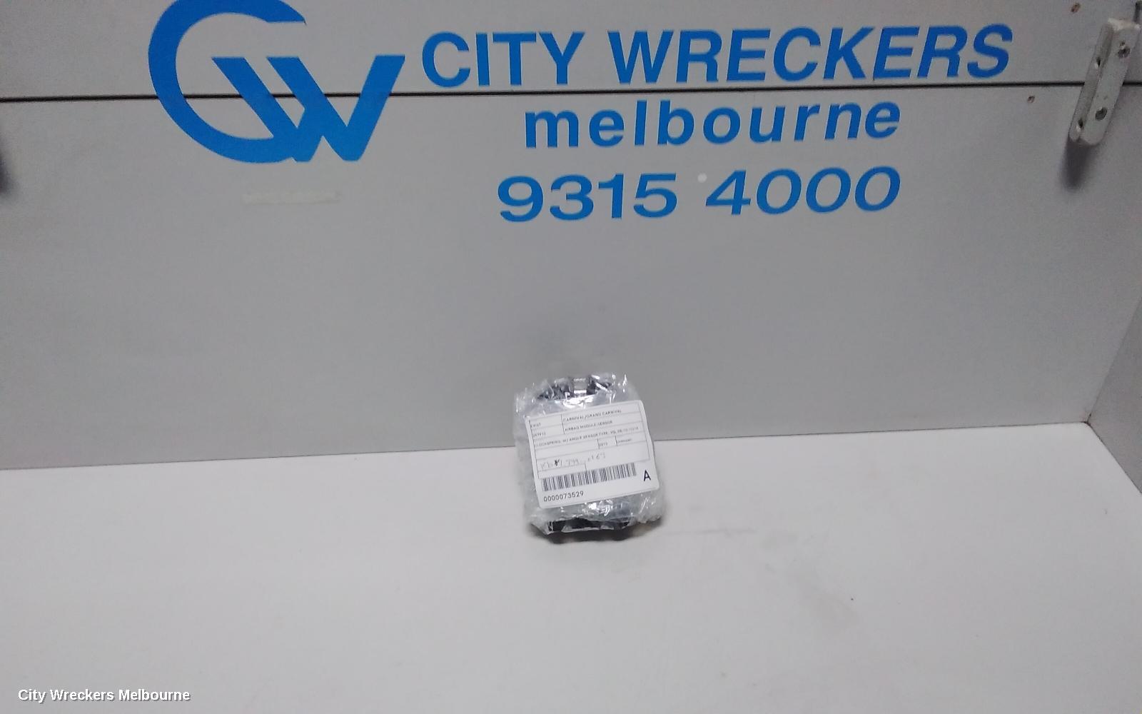 KIA CARNIVAL/GRAND CARNIVAL AIRBAG MODULE/SENSOR, CLOCKSPRING, W/ ANGLE SENSOR TYPE, VQ, 05/2010 - 12/2014