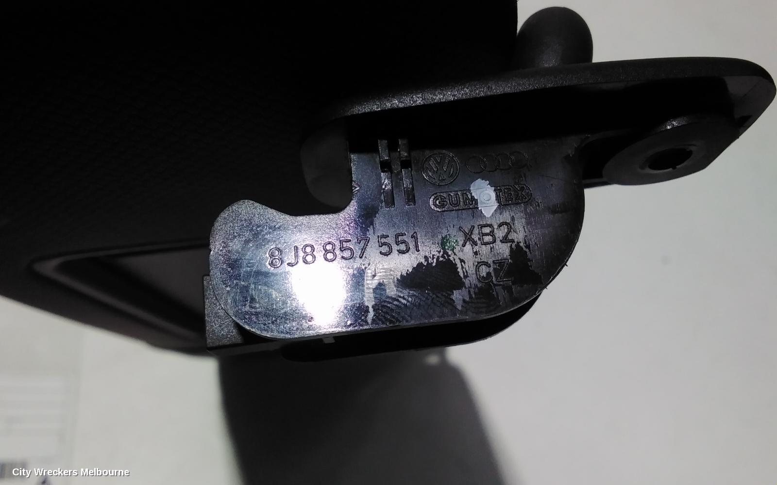 AUDI TT SUNVISOR, 8J, LH SIDE, 09/2006 - 12/2014