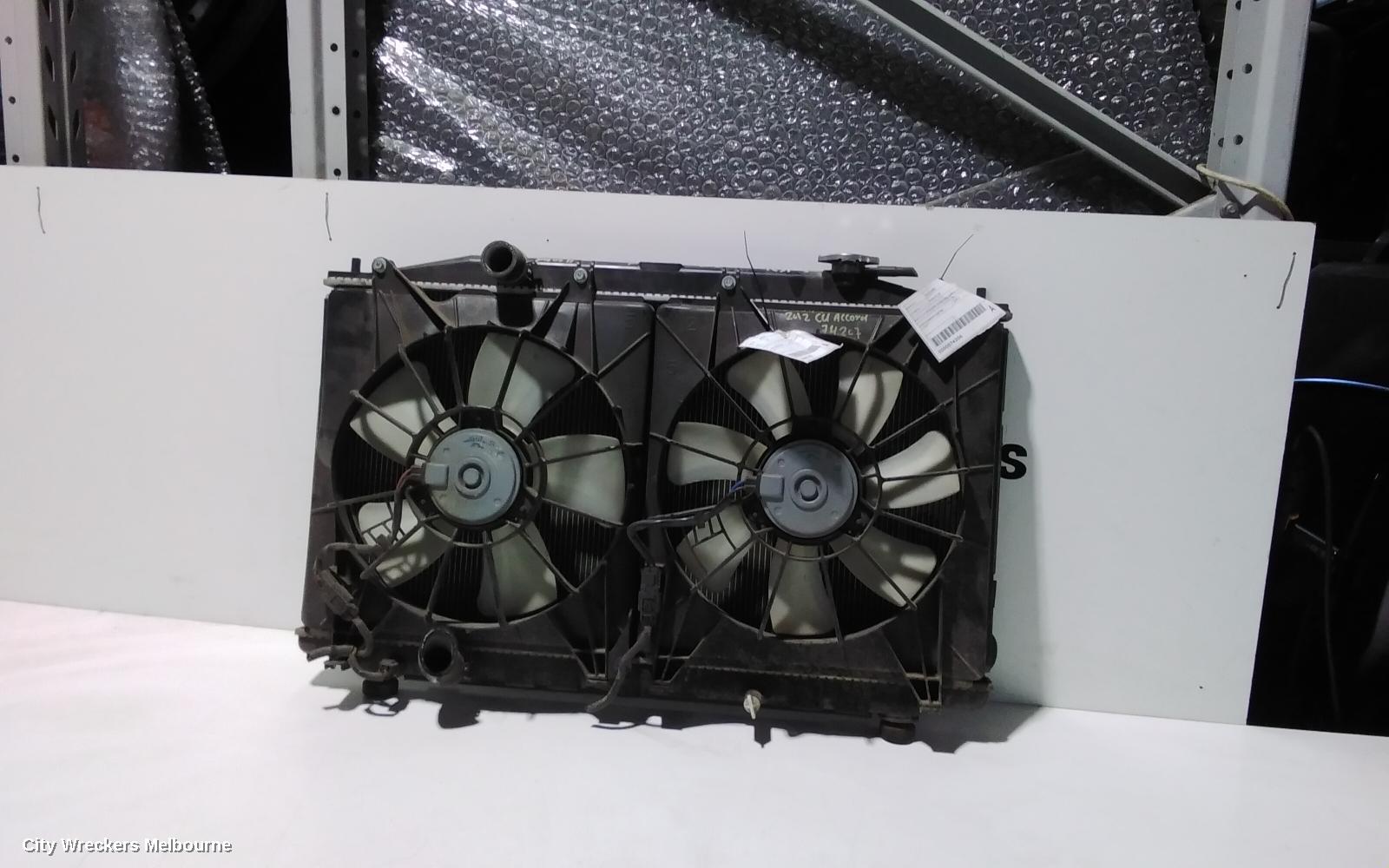 HONDA ACCORD FAN, RADIATOR FAN, 2.4, 8TH GEN, EURO (VIN JHMCU), 06/2008 - 12/2015