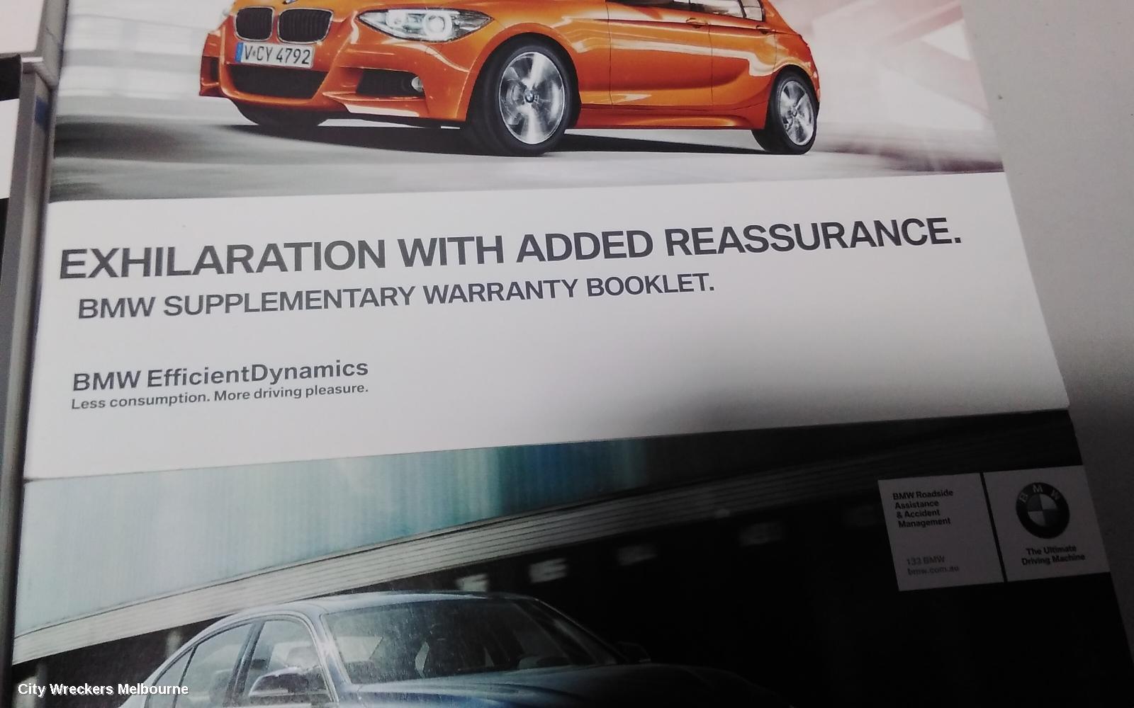 BMW 3 SERIES OWNERS HANDBOOK, F30, PETROL, 11/2011 - 02/2019