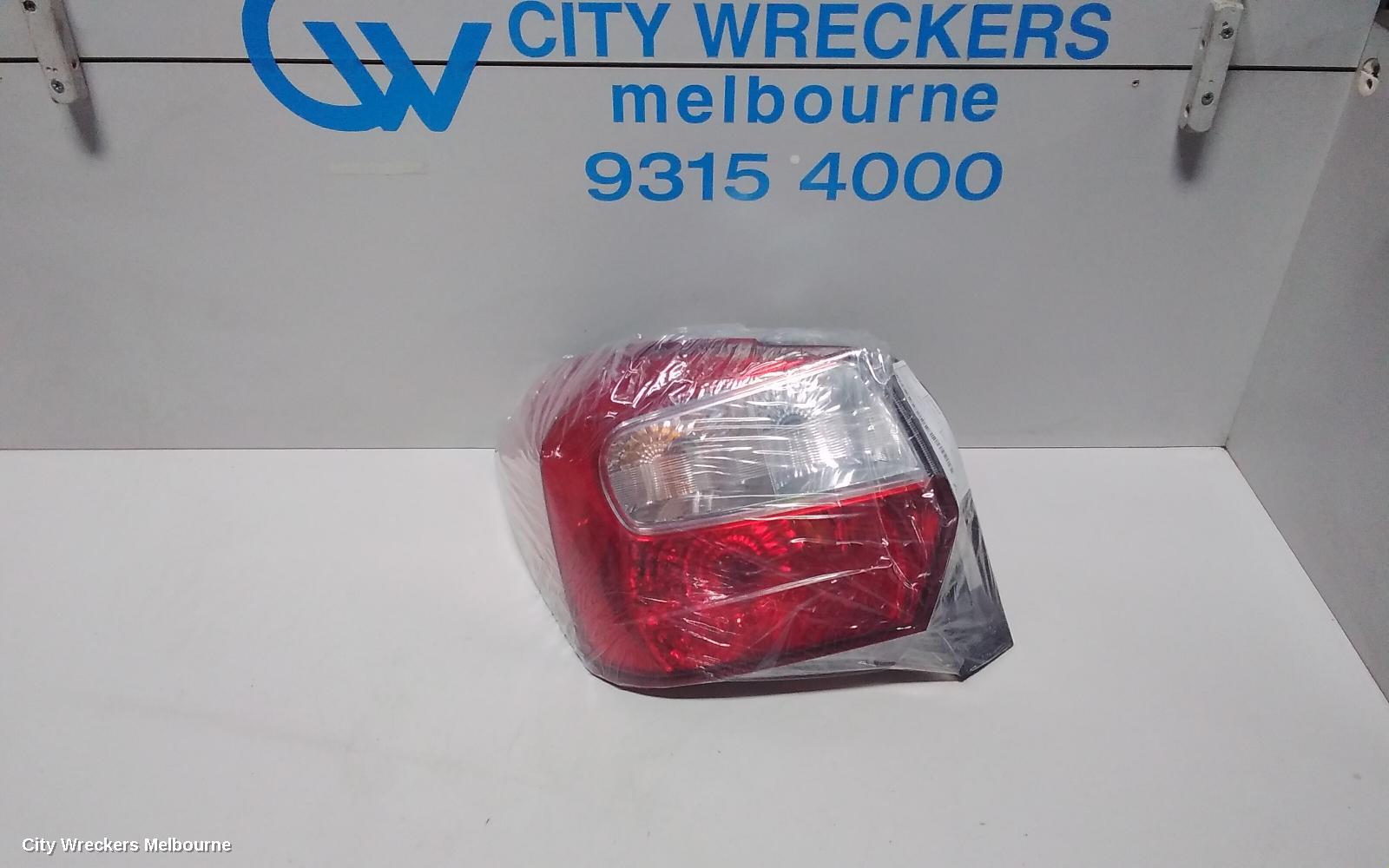 SUBARU IMPREZA LEFT TAILLIGHT, G4, HATCH, IN BODY, 12/2011 - 10/2016