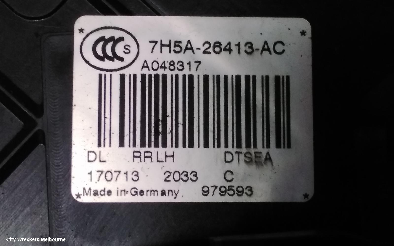 LAND ROVER RANGEROVER EVOQUE DOOR/BOOT/GATE LOCK, LEFT REAR DOOR LOCK, L538, W/ KEYLESS START TYPE (ONE WIRE PLUG), 11/2011 - 01/2019
