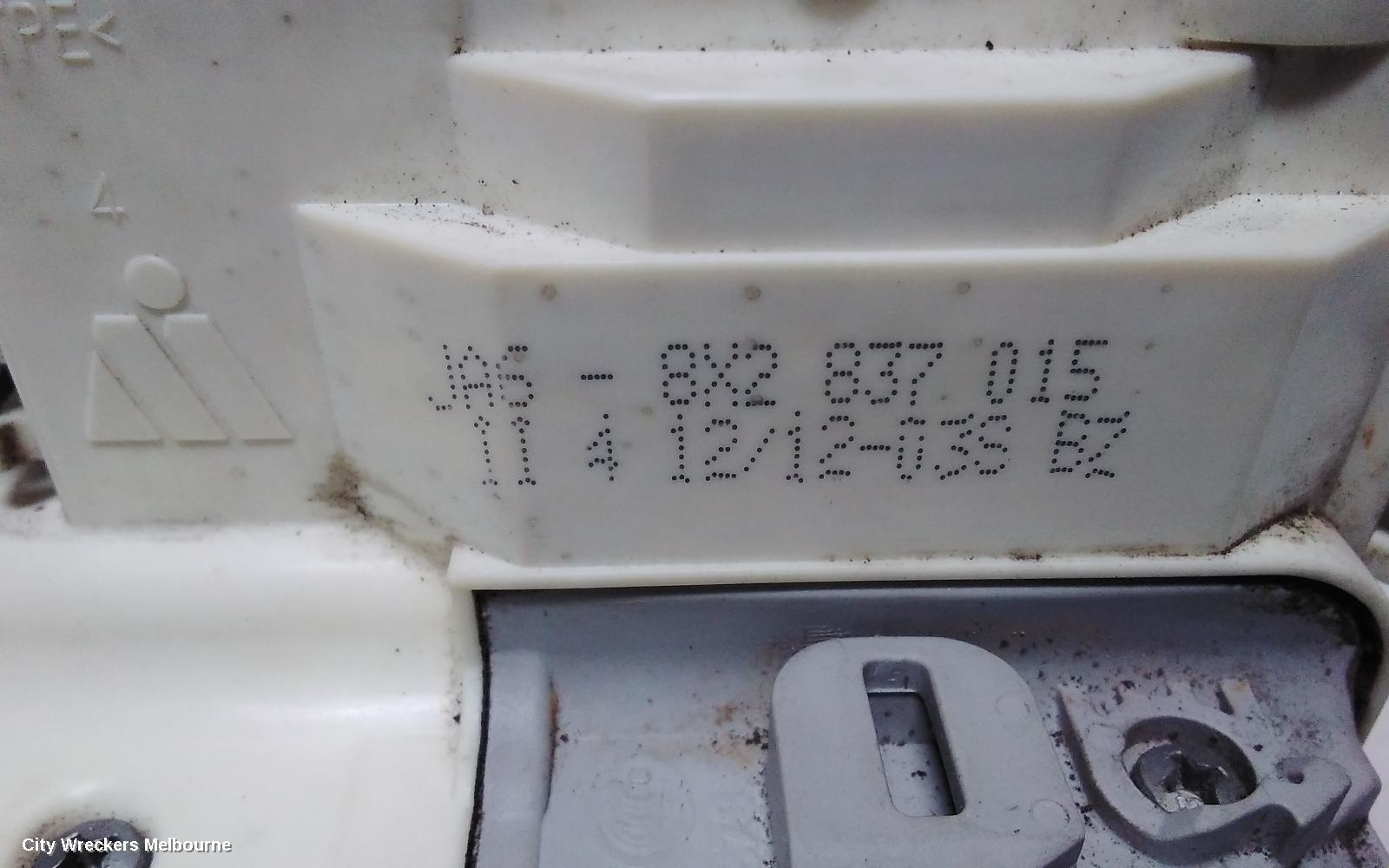 AUDI A1 DOOR/BOOT/GATE LOCK, LEFT FRONT DOOR LOCK, 8X, 5DR HATCH, P/N 8X2837015, 03/2012 - 10/2018