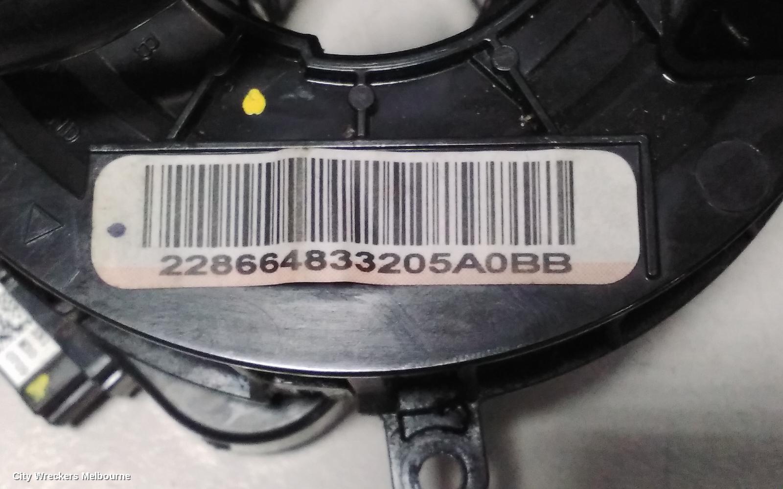 HOLDEN COMMODORE AIRBAG MODULE/SENSOR, CLOCKSPRING, VF, 05/2013 - 12/2017