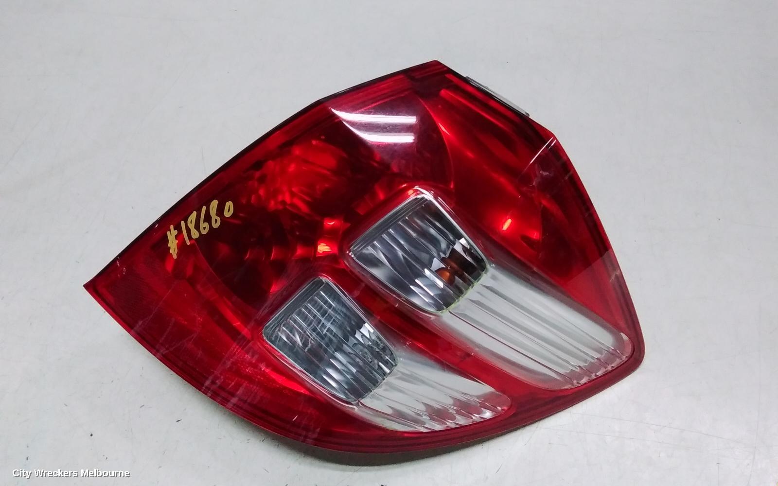 HONDA JAZZ RIGHT TAILLIGHT, GE, LENS# 7030, 08/2008 - 03/2011