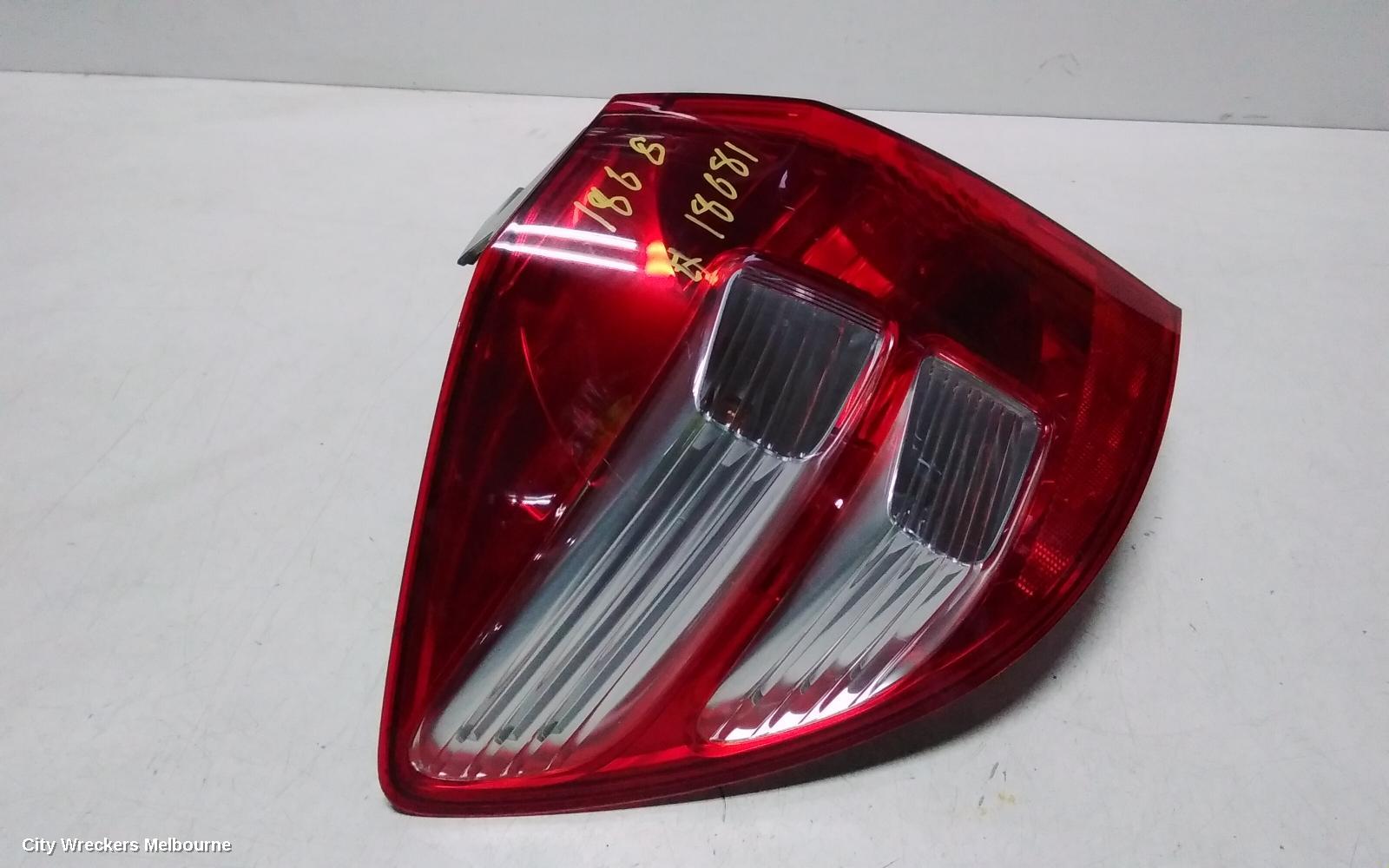 HONDA JAZZ LEFT TAILLIGHT, GE, LENS# 7030, 08/2008 - 03/2011