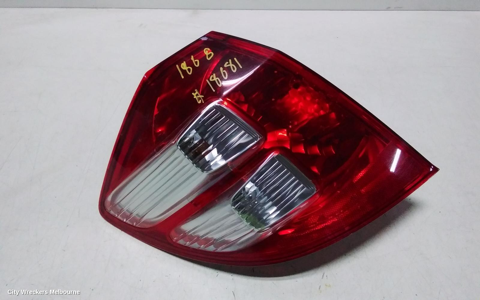 HONDA JAZZ LEFT TAILLIGHT, GE, LENS# 7030, 08/2008 - 03/2011