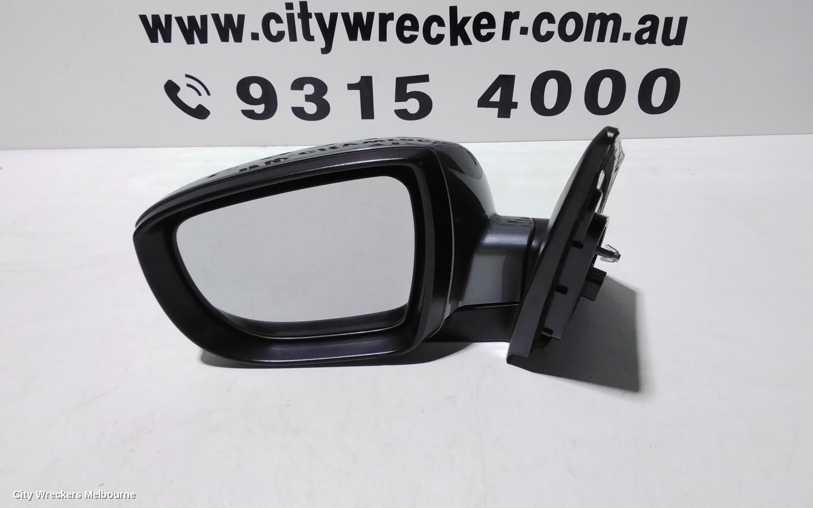 HYUNDAI IX35 LEFT DOOR MIRROR, LM SERIES, POWER FOLD (8 PIN), 11/2009 - 01/2016